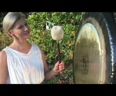 Gongbath, Relaxing Sound Healing,Theta Brainwaves,Release tension,boost immunity, Covid19 Support.