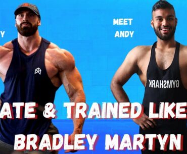 I Tired Bradley Martyn Diet & Workout Plan For 24 hours | fitness youtuber