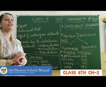 Science class 6 chapter 2 Components of Nutrition