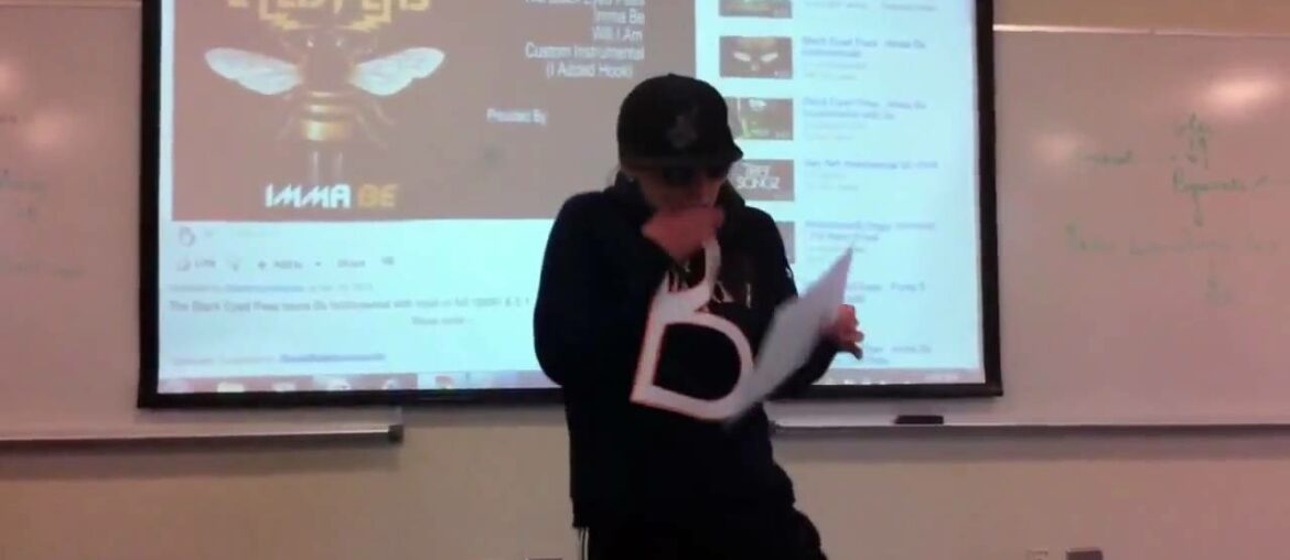 Hiram student raps about vitamin B!