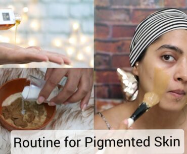 Depigmentation Routine ||  Spot, scar and Uneven Tone Correction