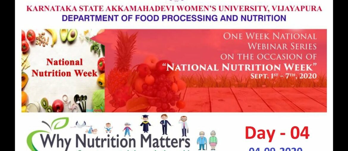 National Webinar | Nutrition for all ages during COVID-19 Pandemic | Day 04