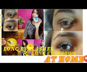 Vitamin-E to Grow Long EYELASHES & EYEBROWS Simple & Effective Ways |sonichauhan|