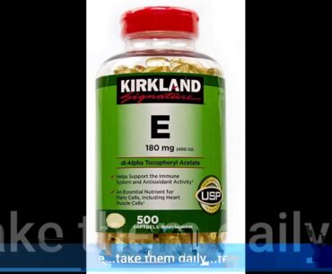 Review Kirkland Signature Vitamin E
