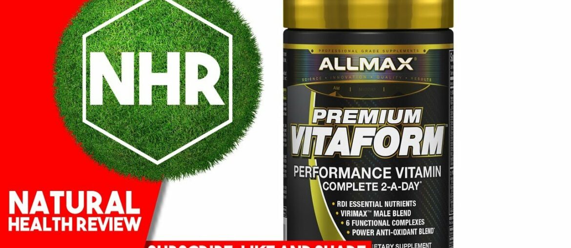 ALLMAX Nutrition, Premium Vitaform, Performance Vitamin For Men, 60 Tablets