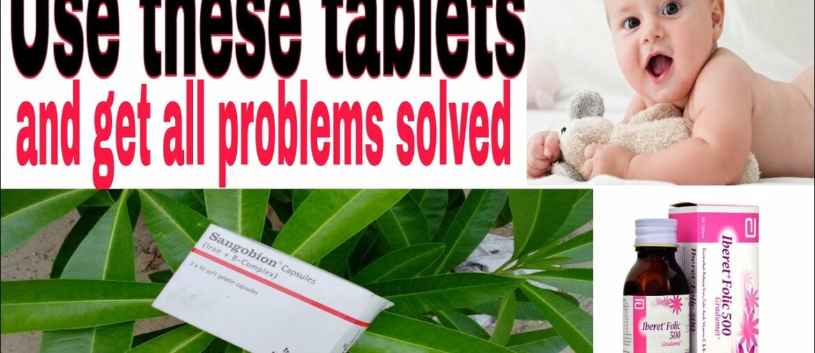 Best Vitamins during pregnancy/ Ibret folic and sangobion benefits and uses for iron deficiency