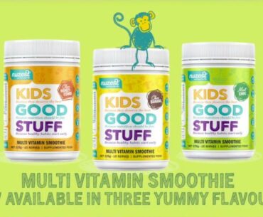 Introducing Kids Good Stuff - multi vitamin smoothie | Nuzest