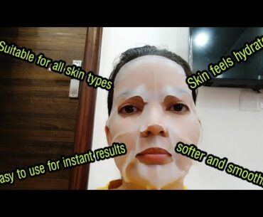 The Body Shop Vitamin E Instant Glow Sheets Mask Review | Easy to use for Instant Results