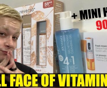 Mini Skincare Haul! Full Face Using ONLY VITAMIN-C! Reversa, Jouviance, Clinique