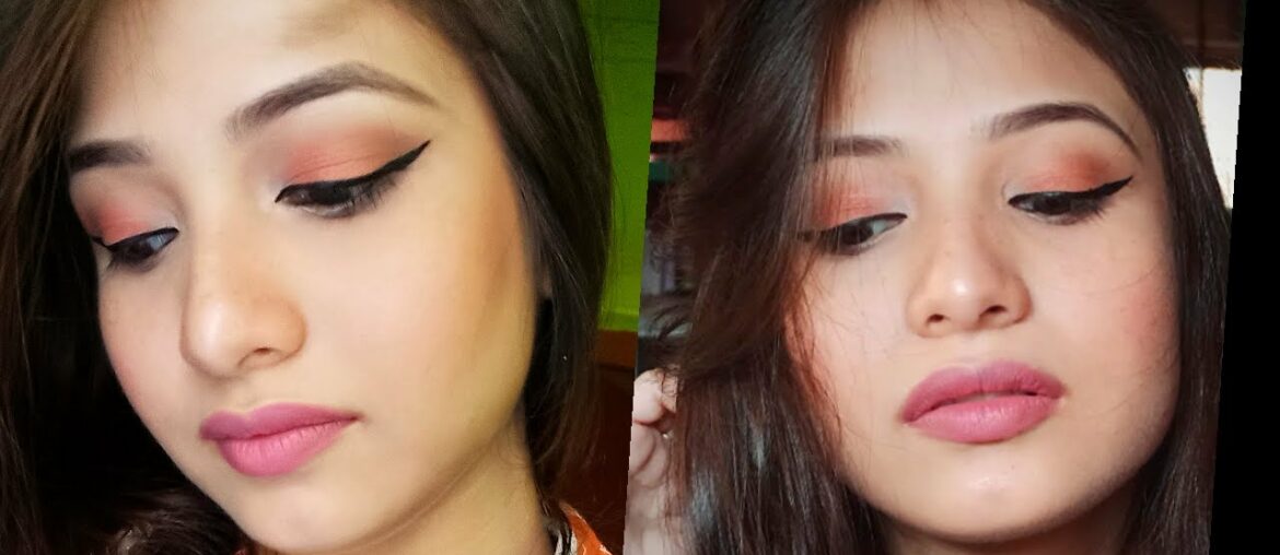 Under Rs  200 Makeup Tutorial || Affordable Makeup Products || Beginners Makeup Look || Indira Dutta