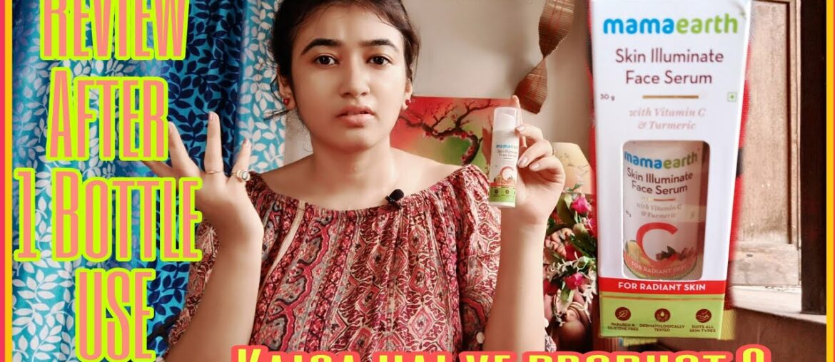 Mamaearth Skin Illuminate Face Serum || With Vitamin C & Turmeric || 100%  Honest Review