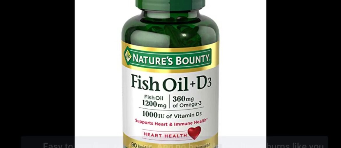 Check More Reviews: Fish Oil plus Vitamin D3 by Nature's Bounty, Contains Omega 3, Immune Suppo...