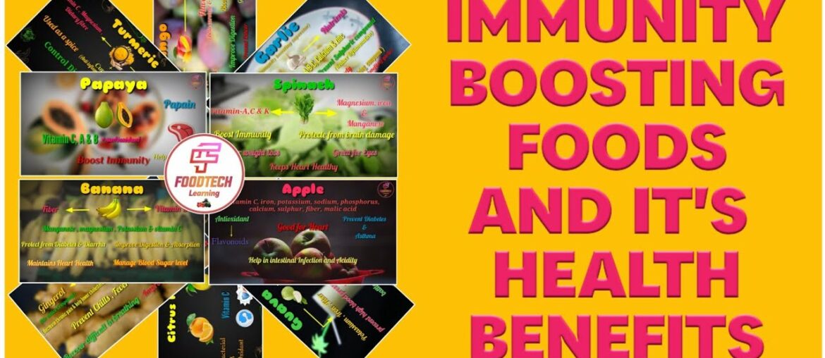 Immunity boosting foods and its Health Benefits | Covid-19 Protection | Foodtech Learning | FTL