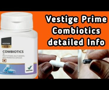Vestige Prime Combiotics Telugu Info/Capsule in capsule/Vitamins/Minerals/Prebiotics/Probiotics