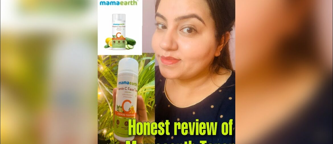 Mamaearth vitamin c Face toner honest review #mamaearth #toner