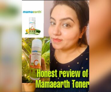 Mamaearth vitamin c Face toner honest review #mamaearth #toner