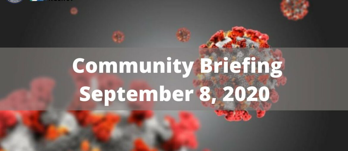 September 8, 2020 - COVID-19 Community Briefing