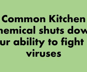 Common kitchen chemical shuts down immune response to a virus