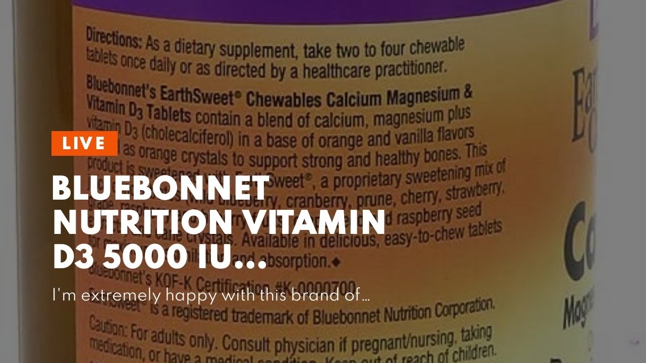 Nutrition Vitamin D3 5000 IU Softgels, Aids in Muscle and