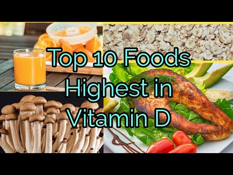 Top 10 Foods Highest in Vitamin D||These are 10 Foods that are rich in Vitamin D||