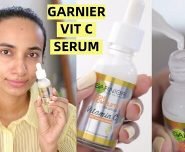 How to use Vitamin C serum? | Garnier Vitamin C Serum Review | Sneha Sen
