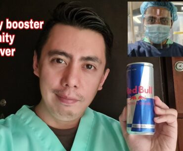 RED BULL ENERGY DRINK WITH ASCORBIC ACID VITAMIN C & VITAMIN B-COMPLEX FOR IMMUNITY, HANGOVER REVIEW