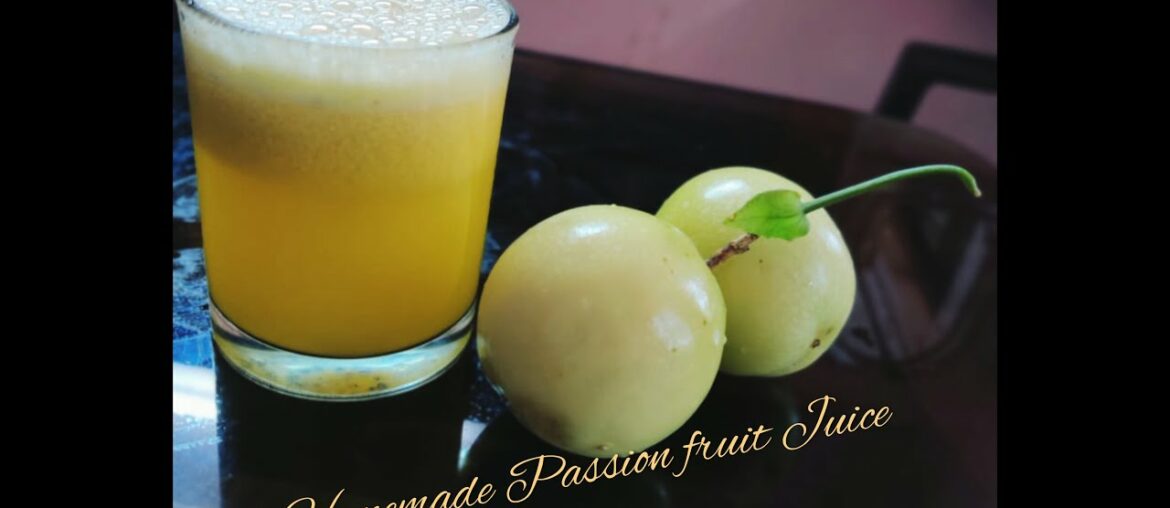 Homemade Passion Fruit Juice || Healthy Juice || Immunity Booster|| Homemade||