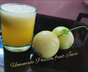 Homemade Passion Fruit Juice || Healthy Juice || Immunity Booster|| Homemade||