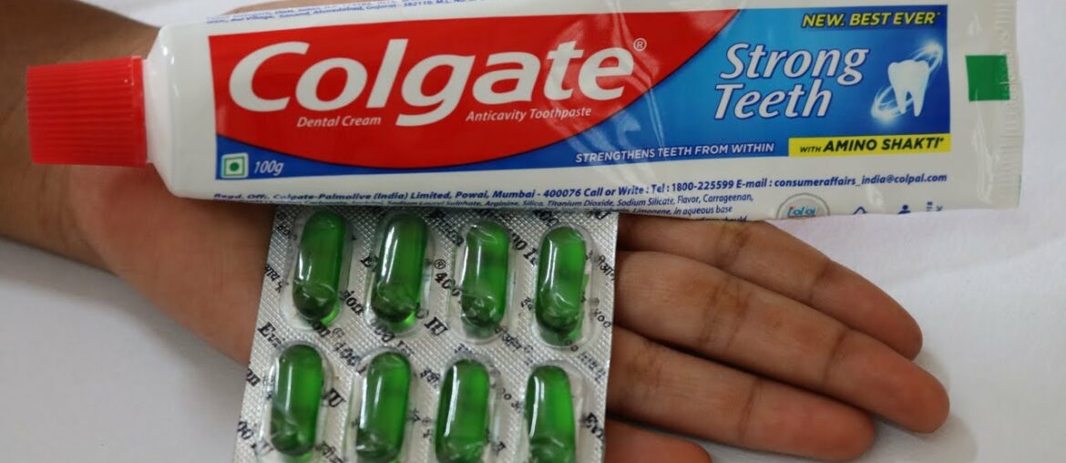 Toothpaste& VitaminE Capsules Beauty Tips for Remove Dark Circles& Pimples On Face - Beauty Hacks