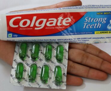 Toothpaste& VitaminE Capsules Beauty Tips for Remove Dark Circles& Pimples On Face - Beauty Hacks