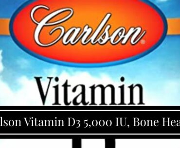 Carlson Vitamin D3 5,000 IU, Bone Health, 360 Soft Gels