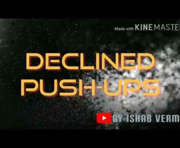Decline push-ups