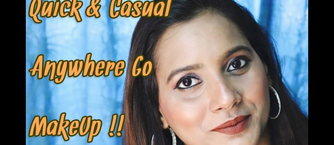 ANYWHERE GO MAKEUP LOOK - NO FOUNDATION | WM VLOGS | WARA MAMSA
