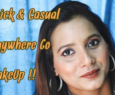 ANYWHERE GO MAKEUP LOOK - NO FOUNDATION | WM VLOGS | WARA MAMSA