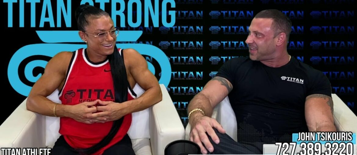 Titan bodybuilding athlete & IFBB Pro Rachel Daniels talks to John before her New York Pro win!