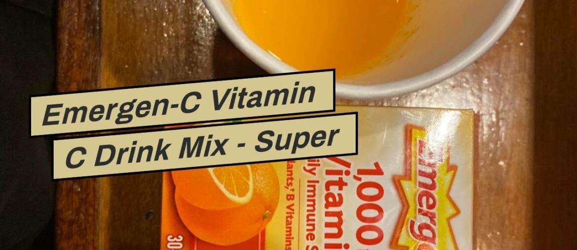 Emergen-C Vitamin C Drink Mix - Super Orange - 60 ct