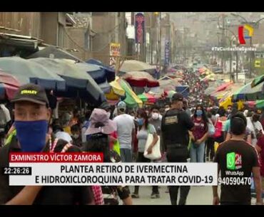 Exministro Zamora plantea retiro de Ivermectina e Hidroxicloroquina para tratar COVID-19