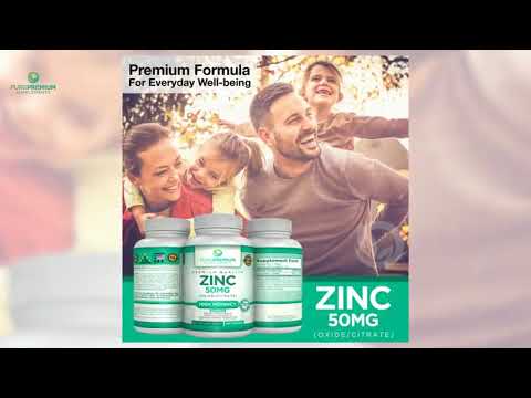 Premium Zinc Oxide/Citrate Supplement by PurePremium Supplements [100 Tablets, 50mg] | Suppo Reviews