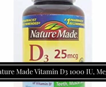 Nature Made Vitamin D3 1000 IU, Mega Size, 300-Count Liquid Softgels