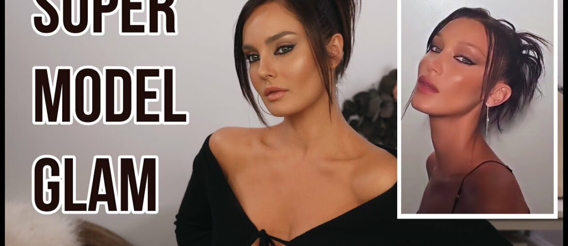 Bella Hadid Foxy Eyes Supermodel Makeup Look!