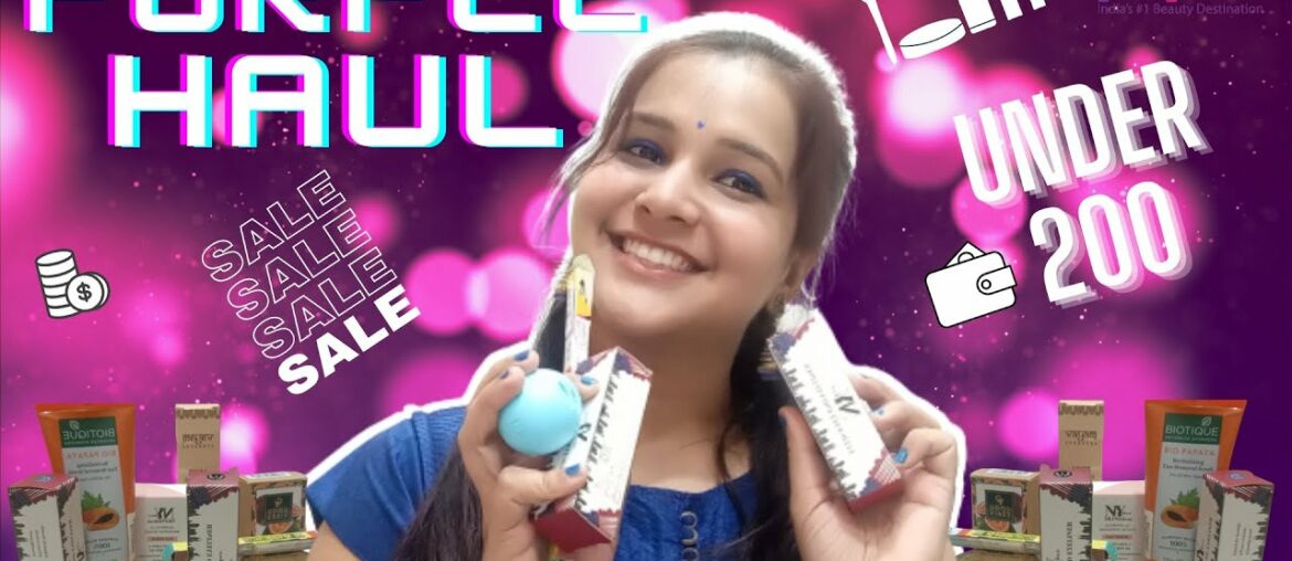 #Purplle Haul || Beauty And Skin Care || Affordable Prices || My Favourite Brands|| under 200
