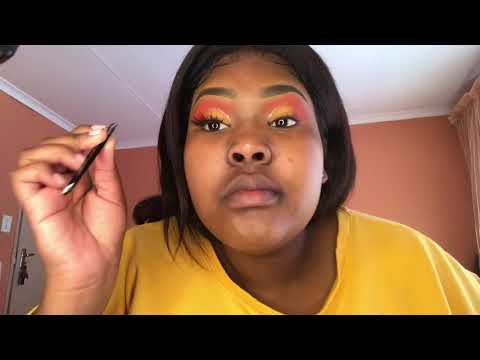 SUNSET MAKEUP TUTORIAL | SOUTH AFRICAN YOUTUBER | BEAUTY VLOGGER