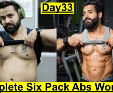 Day33||Complete Six Pack Abs Workout|| Hardcore Upper/Lower Abs Supersets Workout