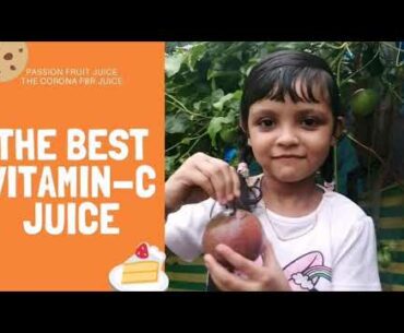 Passion fruit juice/VITAMIN-C naturally /immunity booster/corona f8r by nature/blood count booster