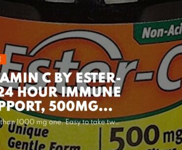 Vitamin C by Ester-C, 24 Hour Immune Support, 500mg Vitamin C, 90 Coated Tablets