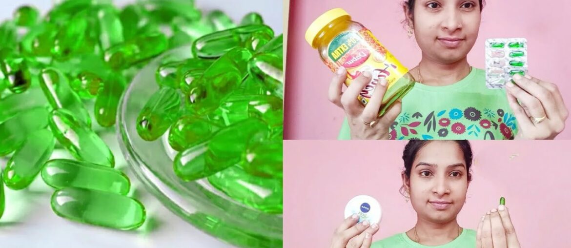 Top 5 Uses of Vitamin E capsule for skin|Removing dark spots|Enhancing the beauty with vitamin E