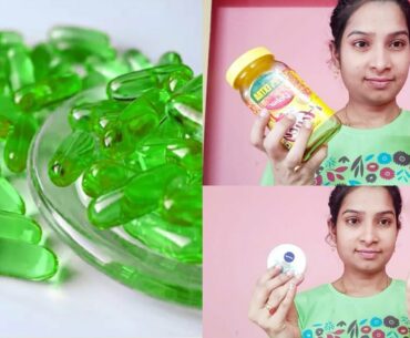 Top 5 Uses of Vitamin E capsule for skin|Removing dark spots|Enhancing the beauty with vitamin E