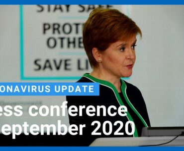 Coronavirus update from the First Minister: 9 September 2020
