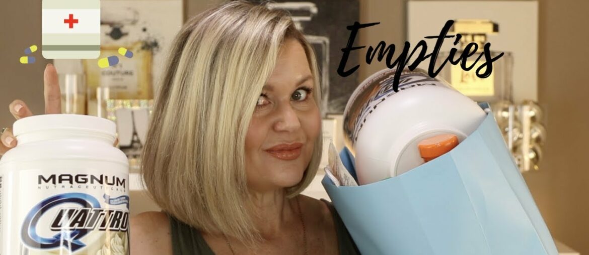 My Vitamin + Supplement Empties