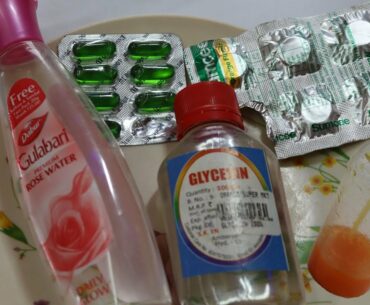 ROSEWATER& VITAMIN C SERUM Face Beauty Hacks For Bright Skin- Night skincare Routine VitaminC Hacks